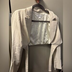 Vici Sabine Cropped Wrap Blazer